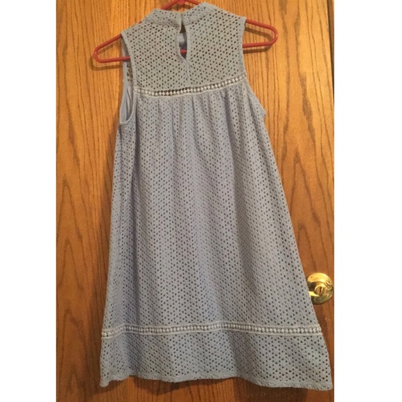 Jodi Kristipher Baby Blue Laced Dress - Picture 2 of 4